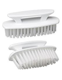 TopCat Super Scrubber, 4” x 2”, with ¾” bristle length, white