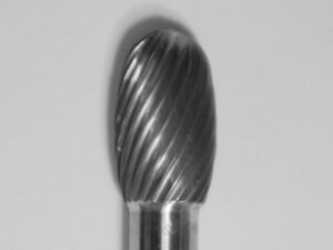  Buffalo Dental TOUGH Carbide burs, 1/4″ Shank, 3/8″ Head Lathe Burs 3/8" Egg (D3/8) Dual Cut Regular HP Carbide Bur