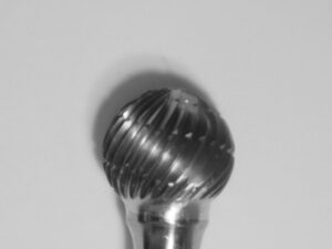 Buffalo Dental TOUGH Carbide burs, 1/4″ Shank, 1/2″ Head Lathe Burs 1/2" Ball (G1/2) Dual Cut Regular HP Carbide Bur