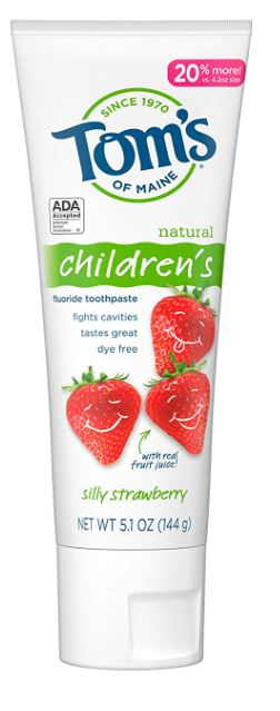 Toms® Children Fluoride Strawberry Toothpaste