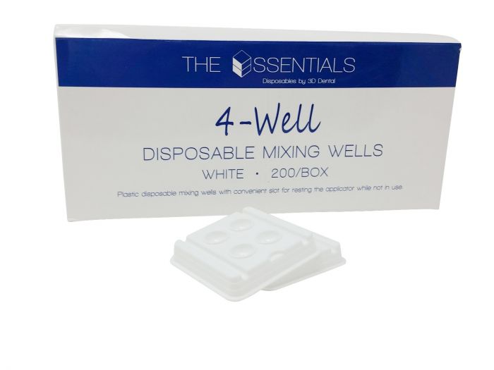 3D Dental Disposable Mixing Well 4 - well 200Bx