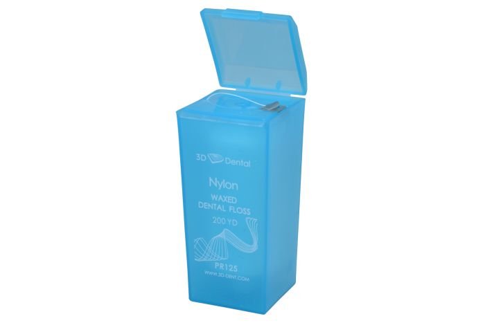 3D Dental Floss Waxed Mint Refill 200yd