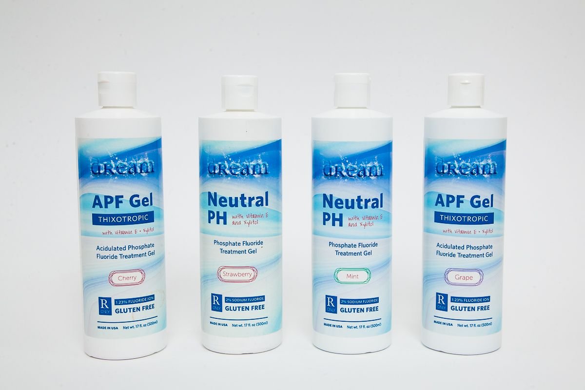 3D Dental FLUORIDE GEL 60 SEC. 16OZ BUBBLE GUM