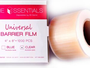 3D Dental ESSENTIALS BARRIER FILM 4X6 CLEAR 1200/BX