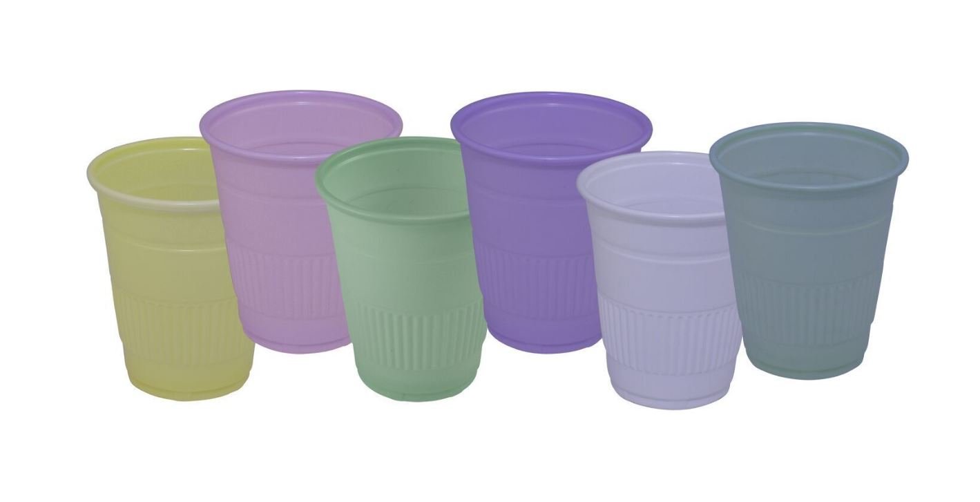 3D Dental Plastic Cups 5oz. 1000/Cs Yellow