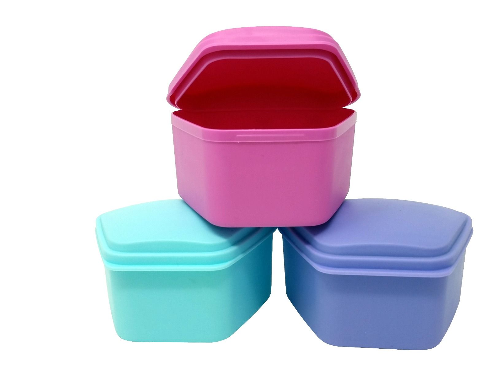 3D Dental ESSENTIALS DENTURE BOX DOZEN/BAG ASSORTED COLORS