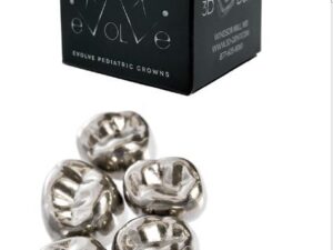 3D Dental Evolve Stainless Steel Primary Molar Crowns 1st Lower Left-2 Box Of 5