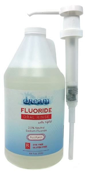 3D Dental DREAM FLUORIDE ORAL RINSE FRUIT PUNCH 64OZ BOTTLE