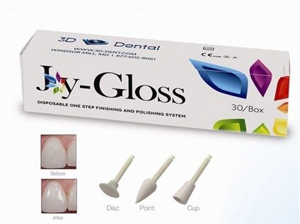 3D Dental JOY-GLOSS FINISHING AND POLISHING CUPS BOX/30