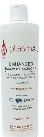 3D Dental Enhanced Sodium Hypochlorite 6% 500ml