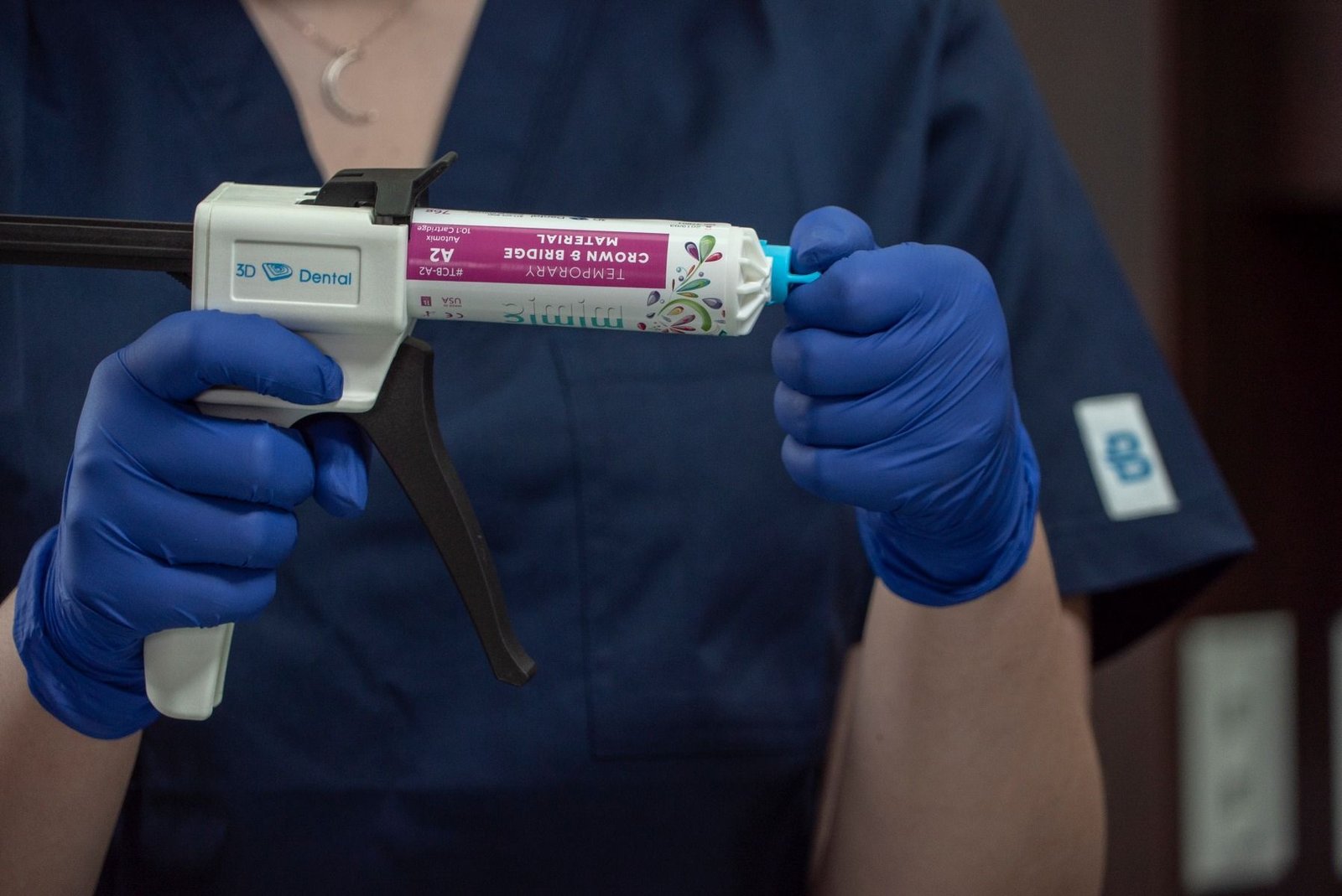 3D Dental TEMPORARY CROWN & BRIDGE MATERIAL 76GM 10:1 5 TIPS A1/B1