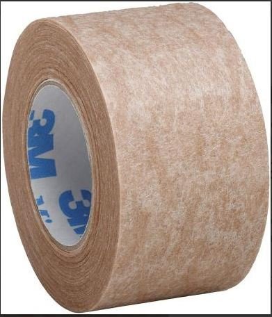 3M™ MICROPORE™ SURGICAL TAPES paper Surgical Tape, Tan, 1" x 10 yds, 12 rl/bx.
