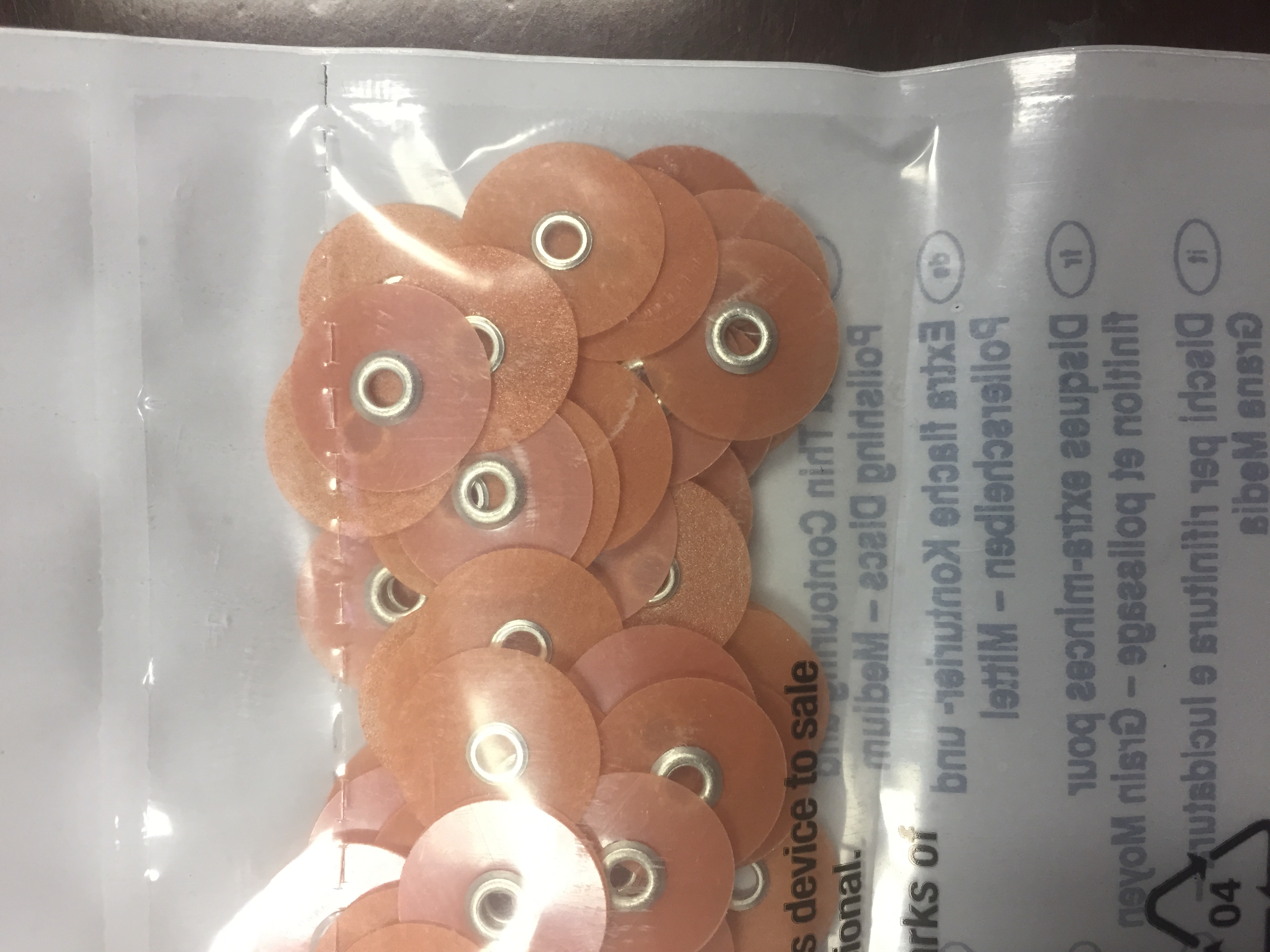 3M ESPE Sof-Lex contour/polish Extra Thin disc 1/2" Medium 85/pkg ( Orange )