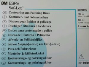 3M ESPE Sof-Lex contour/polish disc kit, 240 assorted discs