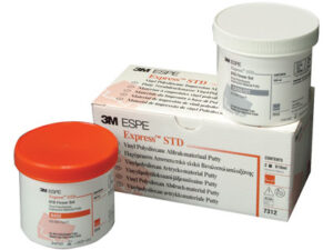 3M ESPE Express STD putty package - 1 x 305ml base (orange), 1 x 305ml catalyst (white)