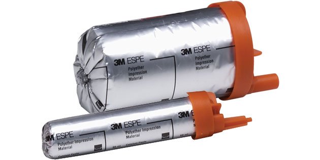 3M ESPE Permadyne Penta H refill heavy body (tray) (orange) - 2 polybags base (300ml ea); 2 polybags catalyst (60ml ea)