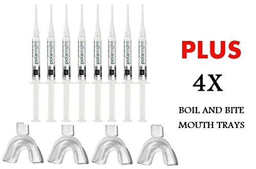 SDI PolaNight CP 10% 1.3g 8 Syringe Whitening Gel + 4 Thermoforming Trays