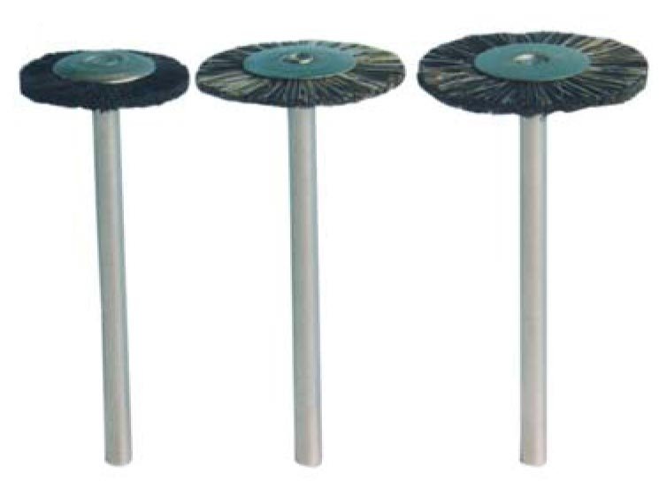 Buffalo Brushes, Abbott-Robinson – Straight HP Mounted- Single Pkgs. of 12 (1 Dozen) #9 X-Stiff