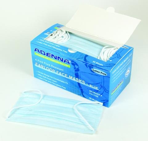 Adenna® Earloop Face Masks Level 2 ( Blue )