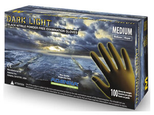 Adenna Dark Light Black Nitrile Powder Free (PF) Exam Gloves ( Medium )