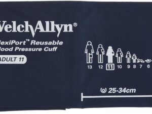 Welch Allyn Reusable Blood Pressure Cuff, ADULT 11, REUSE-11