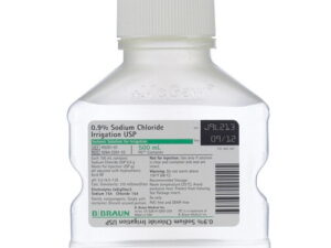 B BRAUN 500mL 0.9% Sodium Chloride Irrigation USP in Plastic Container 