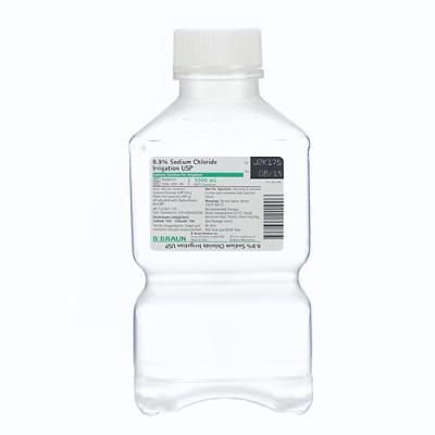 B BRAUN 1000mL 0.9% Sodium Chloride Irrigation USP in Plastic Container