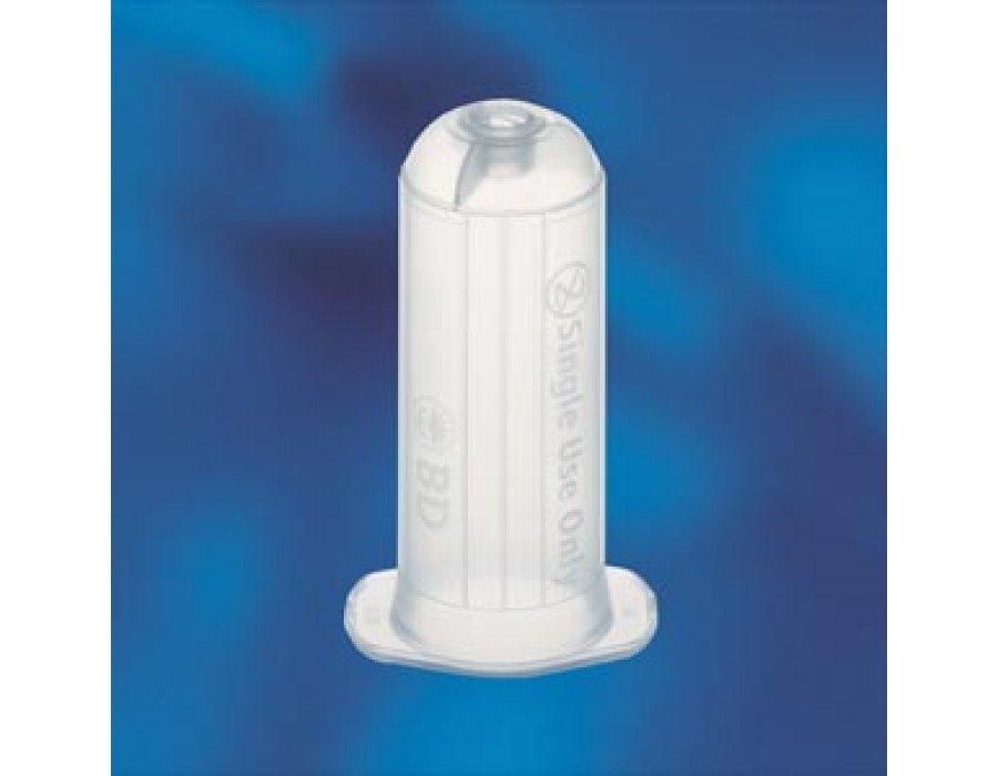 BD VACUTAINER ONE USE HOLDERS Needle Holder, One Use, Clear, 250/pk