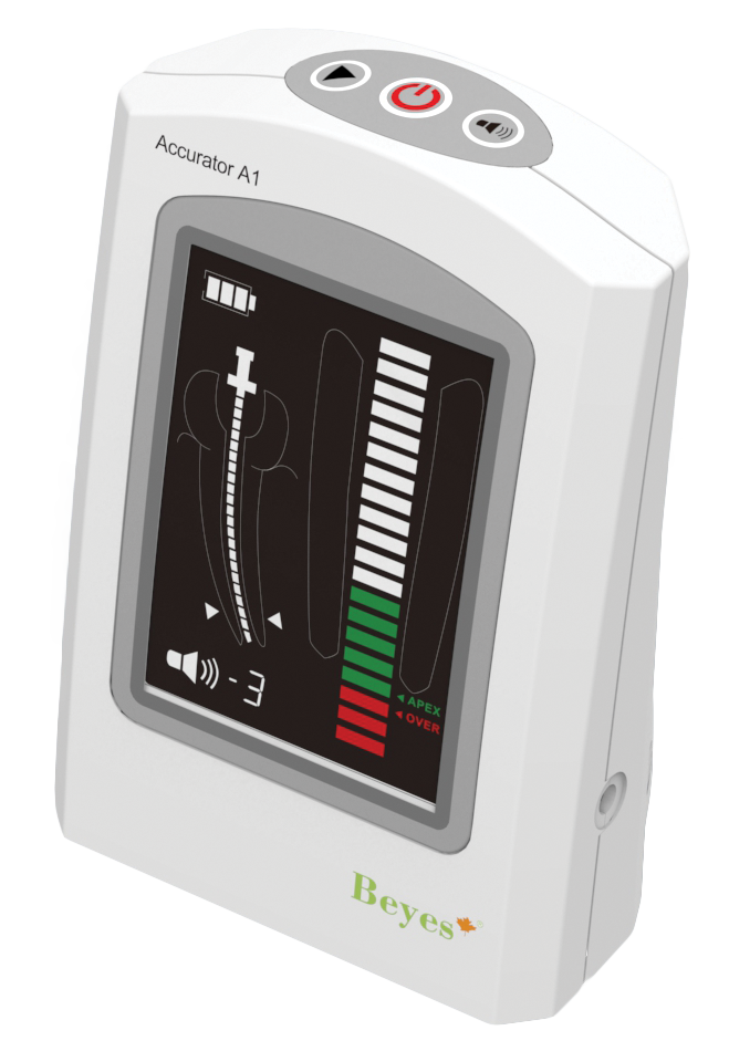 Beyes Dental Canada Inc. Apex Locator and Endo Handpiece - Accurator A1, Apex Locator, AAA Battery