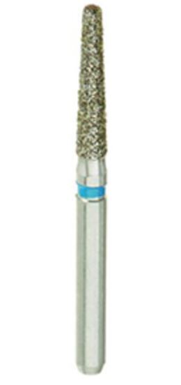 Dental Diamond Bur for High Speed Air Turbine Handpiece - 856-016 Medium ROUND END TAPER  10pcs