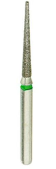 Dental Diamond Bur for High Speed Air Turbine Handpiece - 848-012 Coarse FLAT END TAPER10pcs