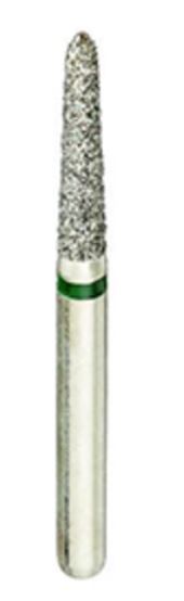 Dental Diamond Bur for High Speed Air Turbine Handpiece - 878K-016 Medium MODIFIED CHAMFER10pcs
