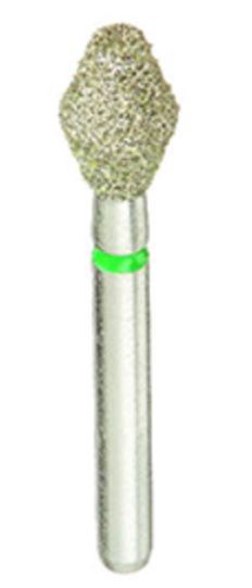Dental Diamond Bur for High Speed Air Turbine Handpiece - 811-032 Medium Barrel10pcs