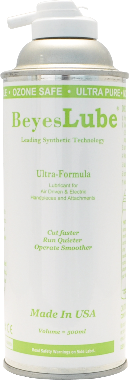 Beyes Dental Canada Inc. Handpiece Maintenance - BeyesLUBE Aerosol Lubricant, For Turbines & Electric Handpieces, 500ml, Made in USA
