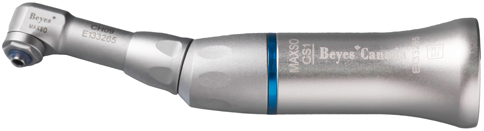 Beyes Dental Canada Inc. Low Speed Attachment - CS1-CH09, Contra Angle,1:1, Non-Spray, Non-Optic, Screw-In, Prophy Cup