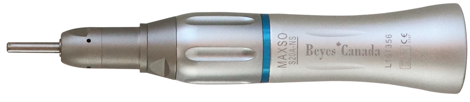 Beyes Dental Canada Inc. Low Speed Attachment - S20A-NS, Straight Nose Cone, 1:1, Non-Spray, Non-Optic