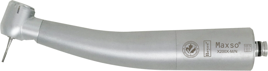 Beyes Dental Canada Inc. High Speed Air Turbine Handpiece - X200X-M/N, NSK Backend,  Quattro Spray, IS Technology, Fiber Optic