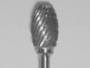 Buffalo Dental TOUGH Carbide Lab burs, 3/32″ Shank Egg/Oval (52C) Dual Cut Regular HP Carbide Bur