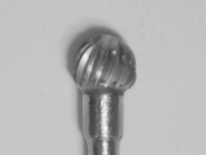 Buffalo Dental TOUGH Carbide Lab burs, 3/32″ Shank Round (52D) Dual Cut Regular HP Carbide Bur