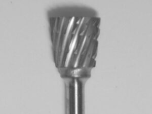 Buffalo Dental TOUGH Carbide Lab burs, 3/32″ Shank Inverted Cone (73C) Dual Cut Regular HP Carbide Bur 