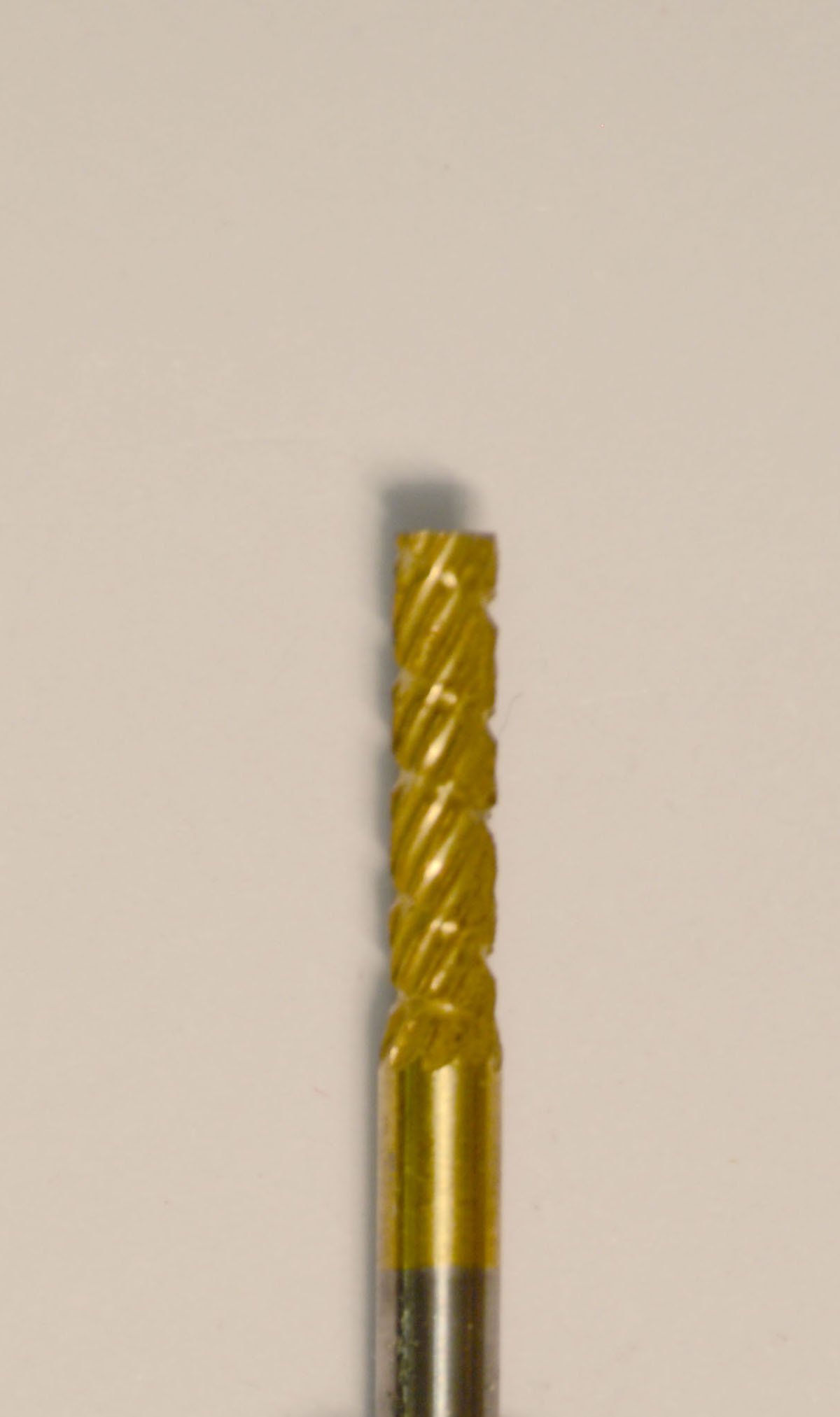 Buffalo Dental Gold Cap Lab Burs, 3/32″ Shank  X-Small Cylinder (33C) TNT-Coated Dual Cut Regular HP Carbide Bur (