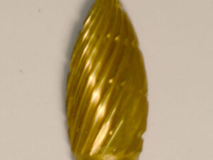 Buffalo Dental Gold Cap Lab Burs, 3/32″ Shank Flame (81A/61A) TNT-Coated Dual Cut Regular HP Carbide Bur
