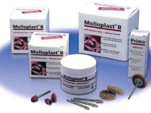 Buffalo Dental MOLLOPLAST-B® 45 Gm Regular Size Jar of Molloplast-B Soft Reline Material 