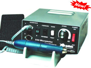 Buffalo Dental X40 Premium Electric Lab Handpiece System X40 Electric Handpiece System, 120V AC (Console + 40k rpm HP + Foot Control) 