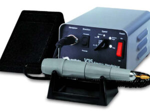 Buffalo Dental V35 Electric Handpiece System V35 Gray Electric Handpiece System Complete, 120V AC (Console + Gray HP + Foot Control) 