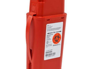 Covidien SharpSafety™ Transportable Sharps Container, Red, 1 Quart, 1 Each