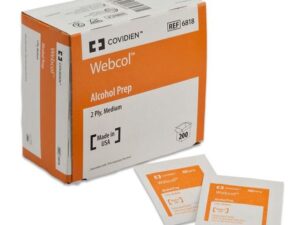 CARDINAL HEALTH WEBCOL ALCOHOL PREPS - Large, 2-Ply , 200/bx