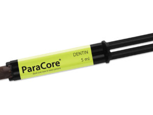 ParaCore® 5ml automix syringe white shade, regular set ( 2 x 5ml + 20 Mixing tips with Root canal tips )