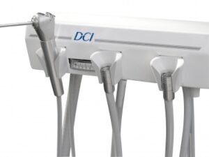 DCI- Alternative Arm Mounted 2 Wet w/Tray & White Flex Arm