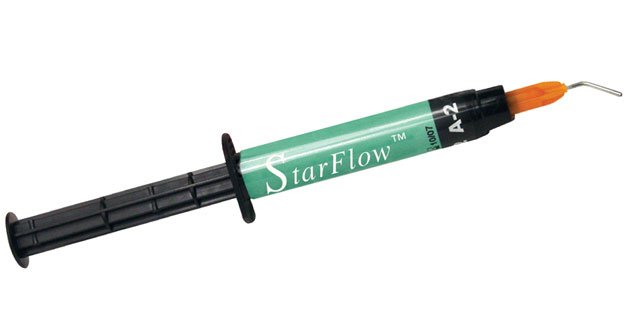 StarFlow refill A2, 1 x 5g syringe, 6 x 20 ga. bent needle tips